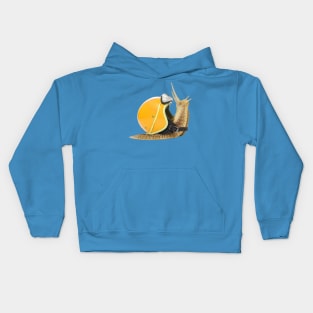 Snail Racer Kids Hoodie